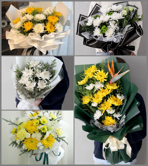 广东佛山市南海区狮山镇横岗村白事花束代送